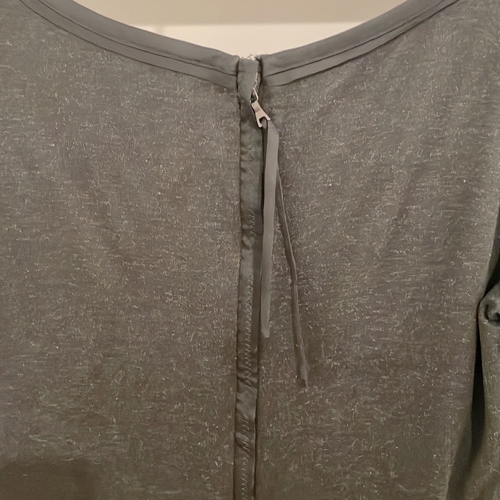 Ann Taylor 2P Dark Gray Long Sleeve Dress - Picture 6 of 6